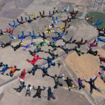 Complete bigway skydiving formation