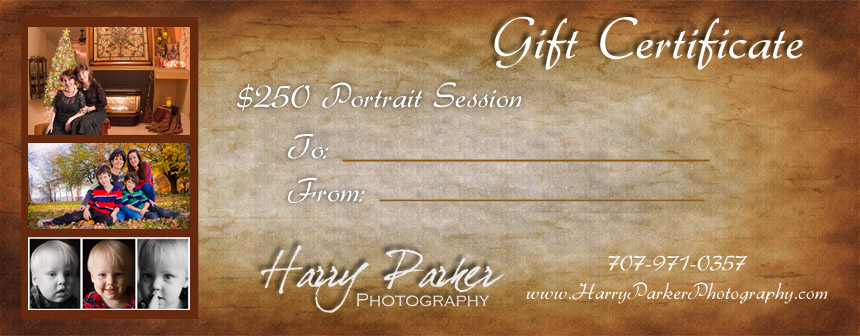 Harry Parker Photography Gift Certificate