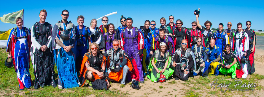 WestCoast WingSuits Group Shot, Lodi 2020 Event, Photo by Harry Parker Photography